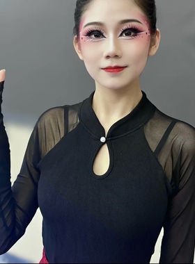 古典舞练功服女成人新款中国风舞蹈服装形体服现代舞百搭显瘦上衣