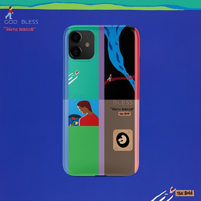 马卡龙撞色iPhone手机壳