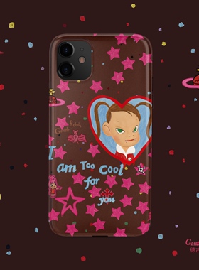 GENTLE REBELS原创德古拉少女手机壳适用iphone17pro苹果16奈良美智蝙蝠西太后土星油画彩色墨点酷吸血鬼骷髅