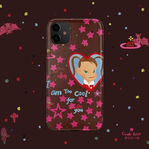 原创德古拉少女手机壳