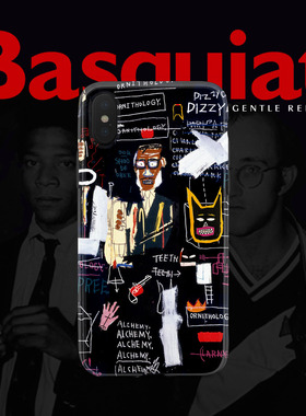 GENTLE REBELS巴斯奎特手机壳涂鸦艺术家潮蝙蝠侠适用iphone16promax苹果17纽约ins街头basquiat美国波普MOMA