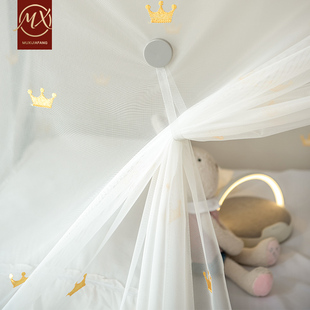 慕兮绣花蚊帐学生宿舍下铺上铺通用寝室单人床上下床公主老式纱帐