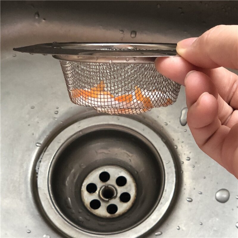 包邮 大号不锈钢水槽过滤网洗碗盆隔残渣细网漏下水道防堵塞地漏