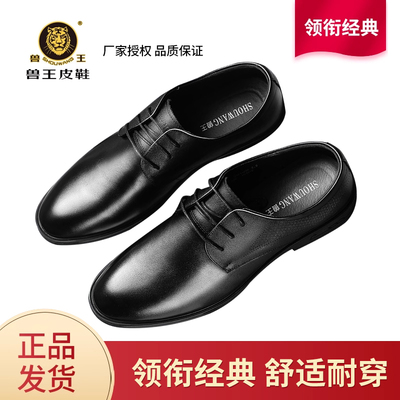 商务男士休闲软底透气休闲皮鞋