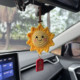 手工DIY毛线编织小太阳平安汽车挂件微笑向日葵钥匙挂件钩针材料