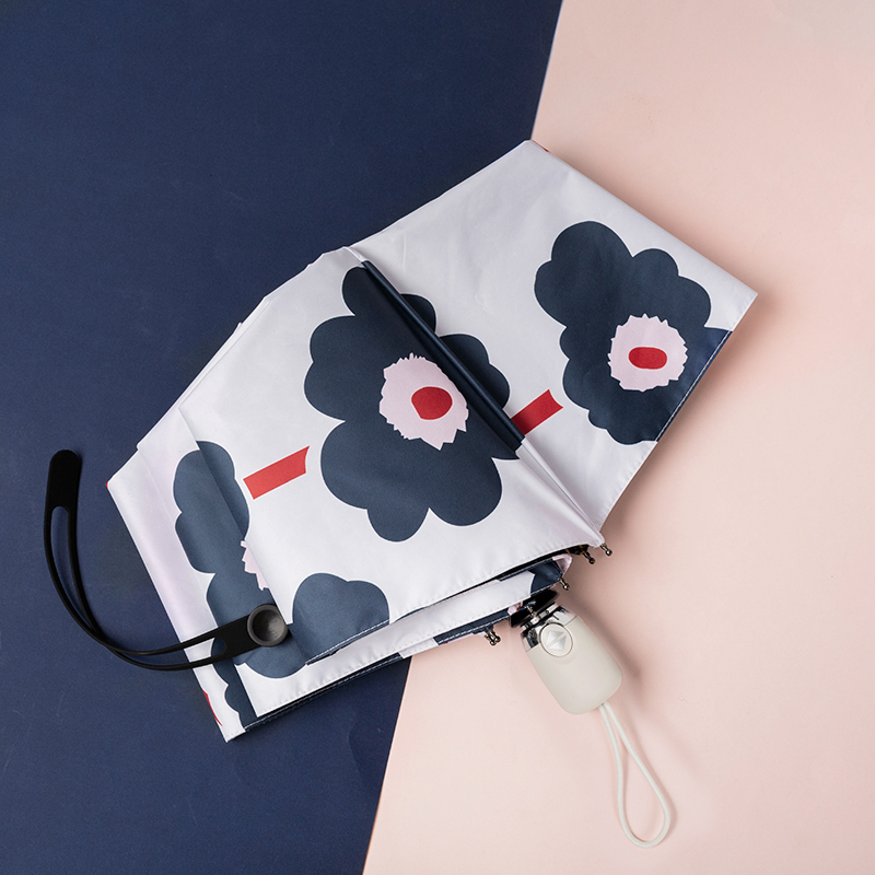 zhisan知伞防晒小巧女自动遮阳伞