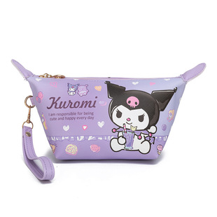 卡通化妆包库洛米KT猫美乐蒂大耳狗手机收纳袋零钱包便携手拎洗漱