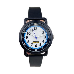 儿童手表男孩女孩卡通可爱时尚外贸皮革时针识时学生石英电子手表