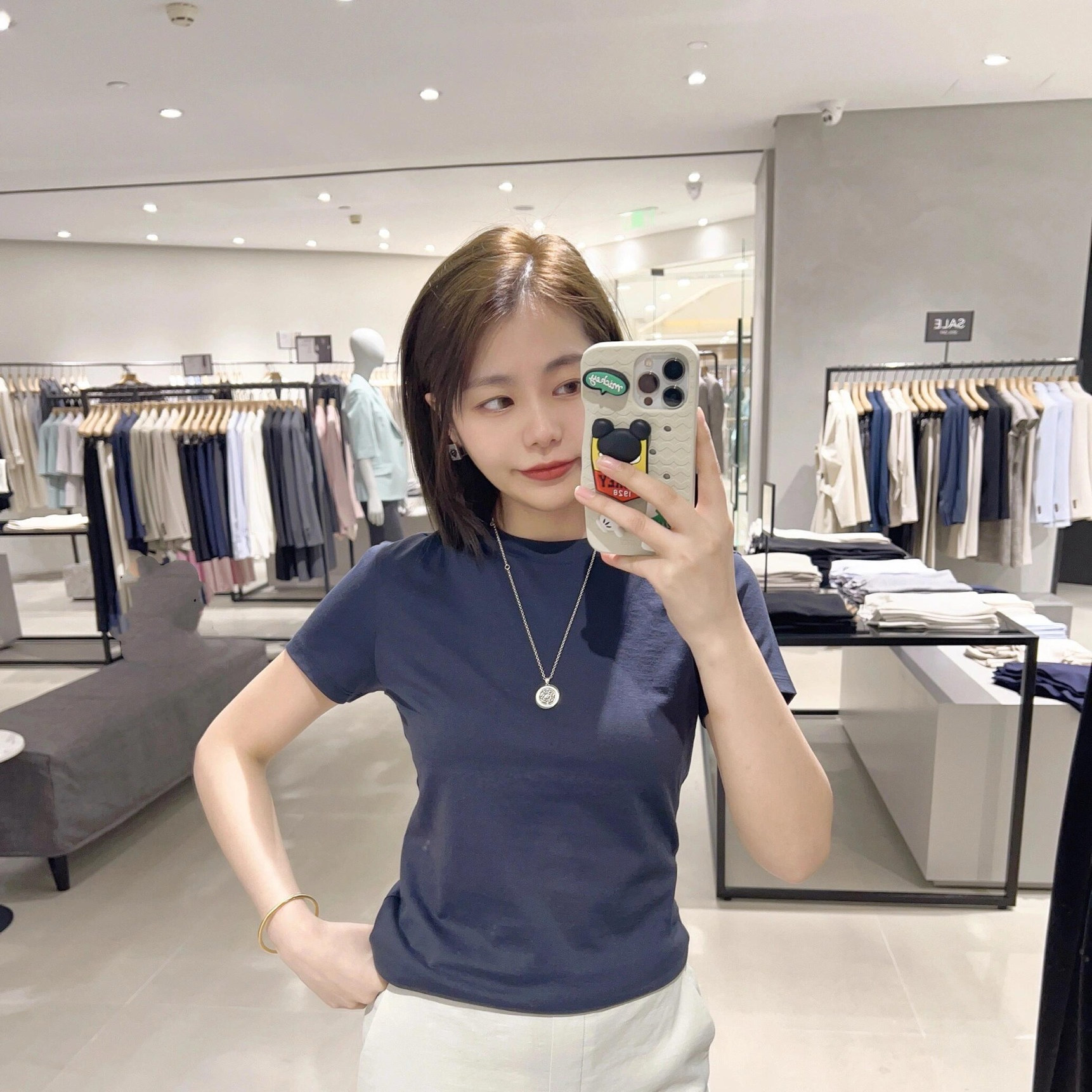 Theory棉质圆领套头短袖T恤