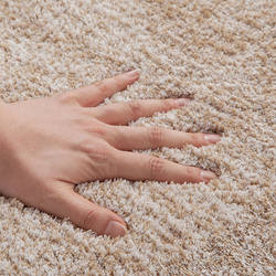 山花地毯家用环保客厅沙发卧室纯色百搭现代简约圆形长方长毛地毯