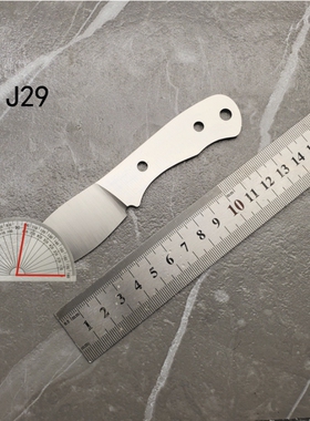 锻打加硬不锈钢 半成品小茄子刀胚 j29