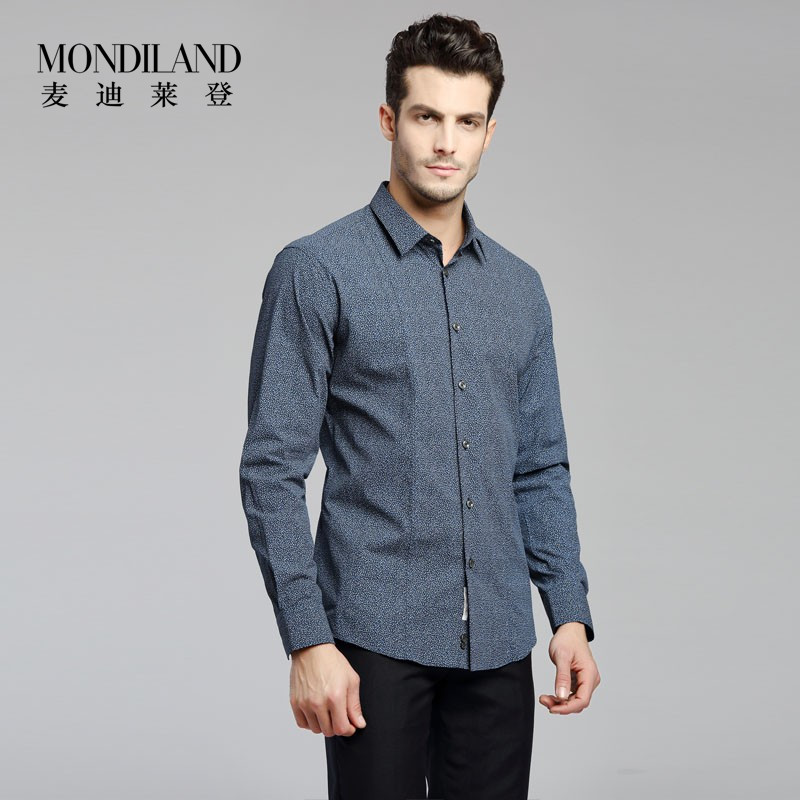 麦迪莱登高级感长袖衬衫