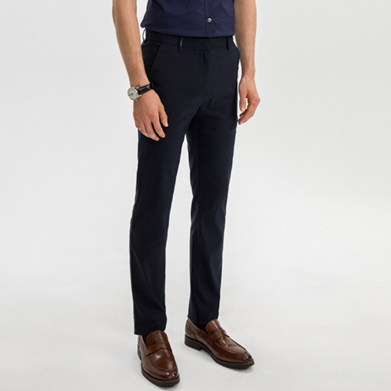 麦迪莱登夏季直筒休闲裤商务正装