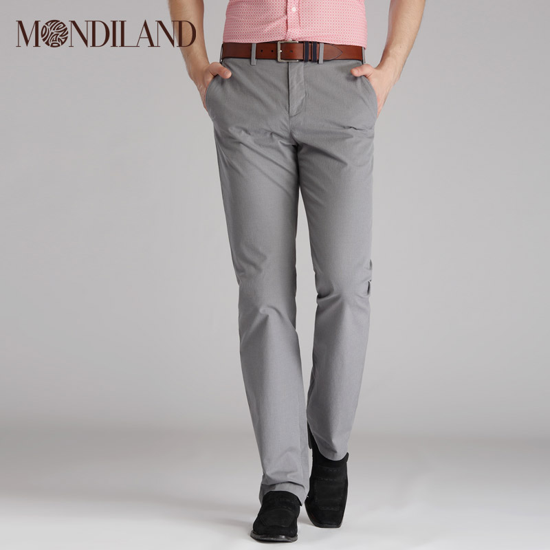 MONDILAND2016秋装新款男装麦迪莱登商务中年弹力长裤休闲裤K1125