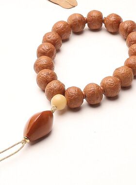 尼泊尔藏式凤眼菩提手串手持