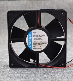 4314/2/S/U/M/17v 4374 4394原装风机24V变频器12032轴流散热风扇