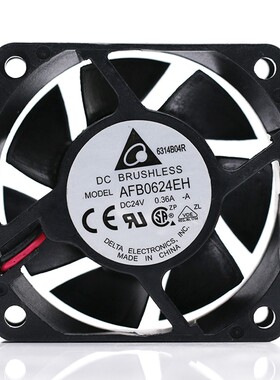 AFB0624H/HH/VH/SH/EH台达6025 24V 6CM静音大风量变频器散热风扇