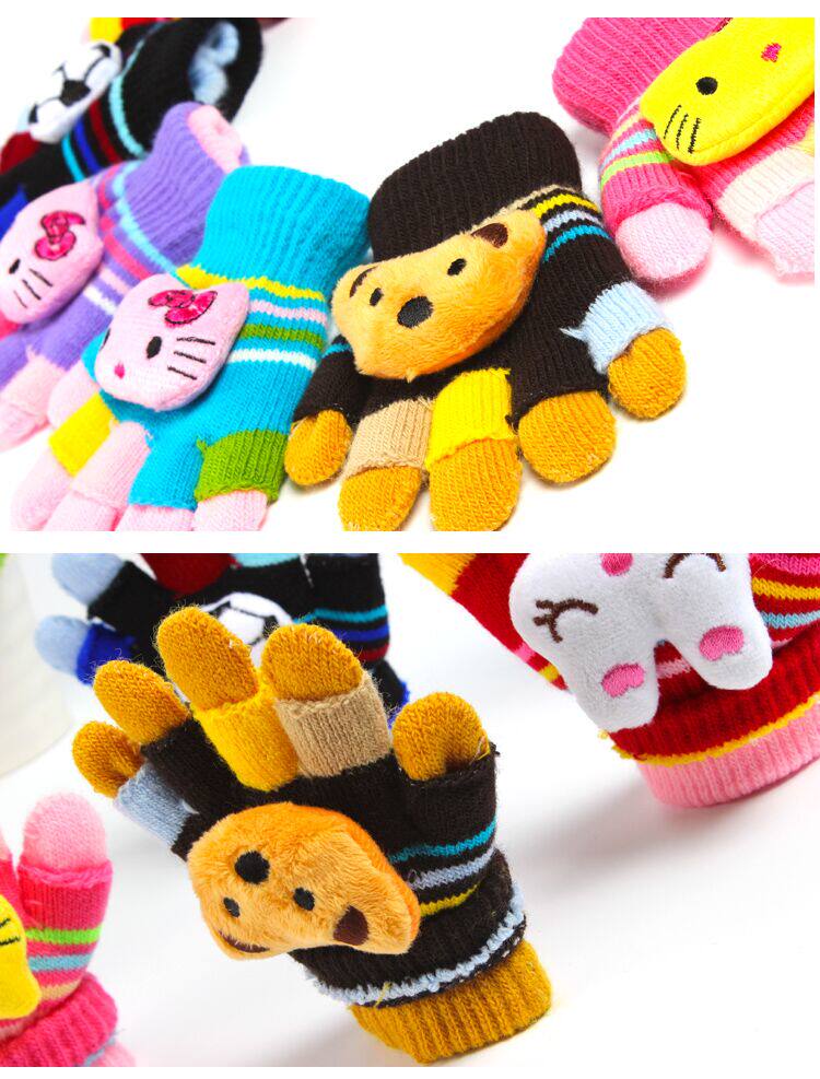 Gants pour enfants en acrylique - Ref 2146932 Image 3