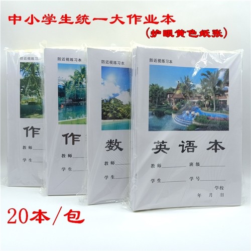 正兴高中小学生白色护眼纸张封面