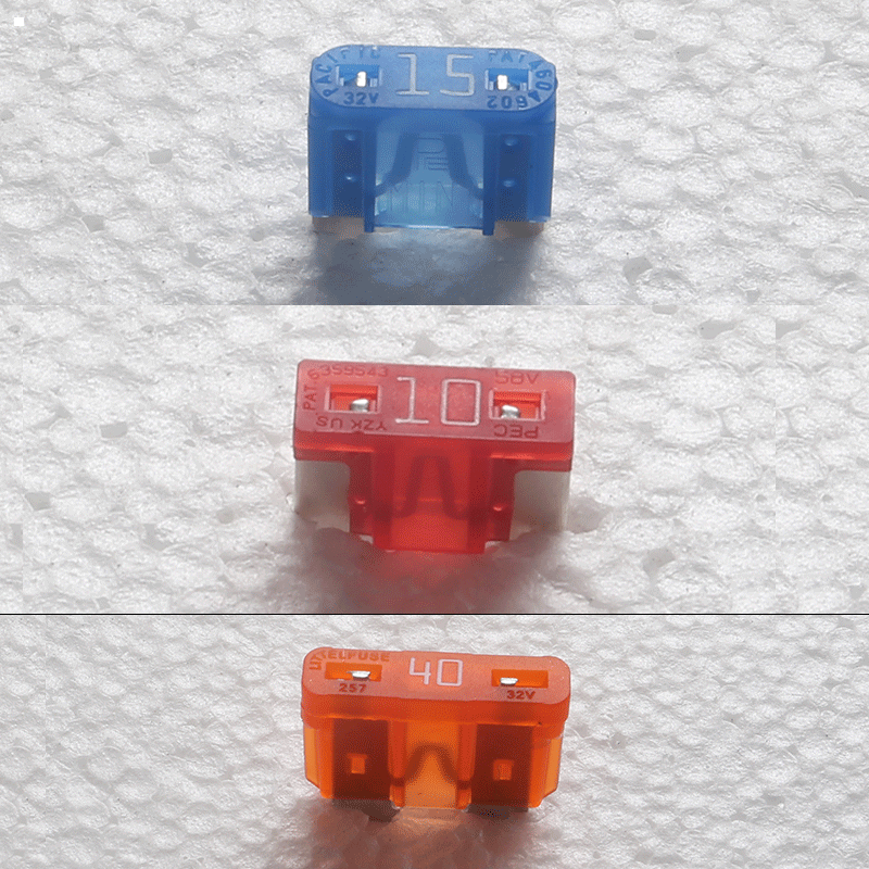 汽车保险丝保险片车用通用插片迷你小号中号点烟器原盒装4S店货车