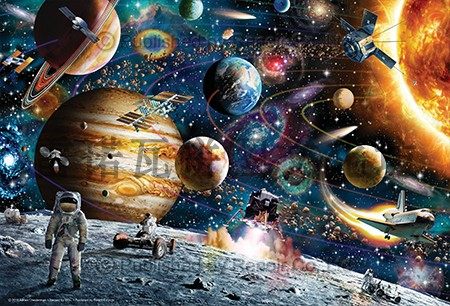 雷诺瓦拼图成人益智玩具华丽宇宙/亚爵．崔士特曼200片纸质现货