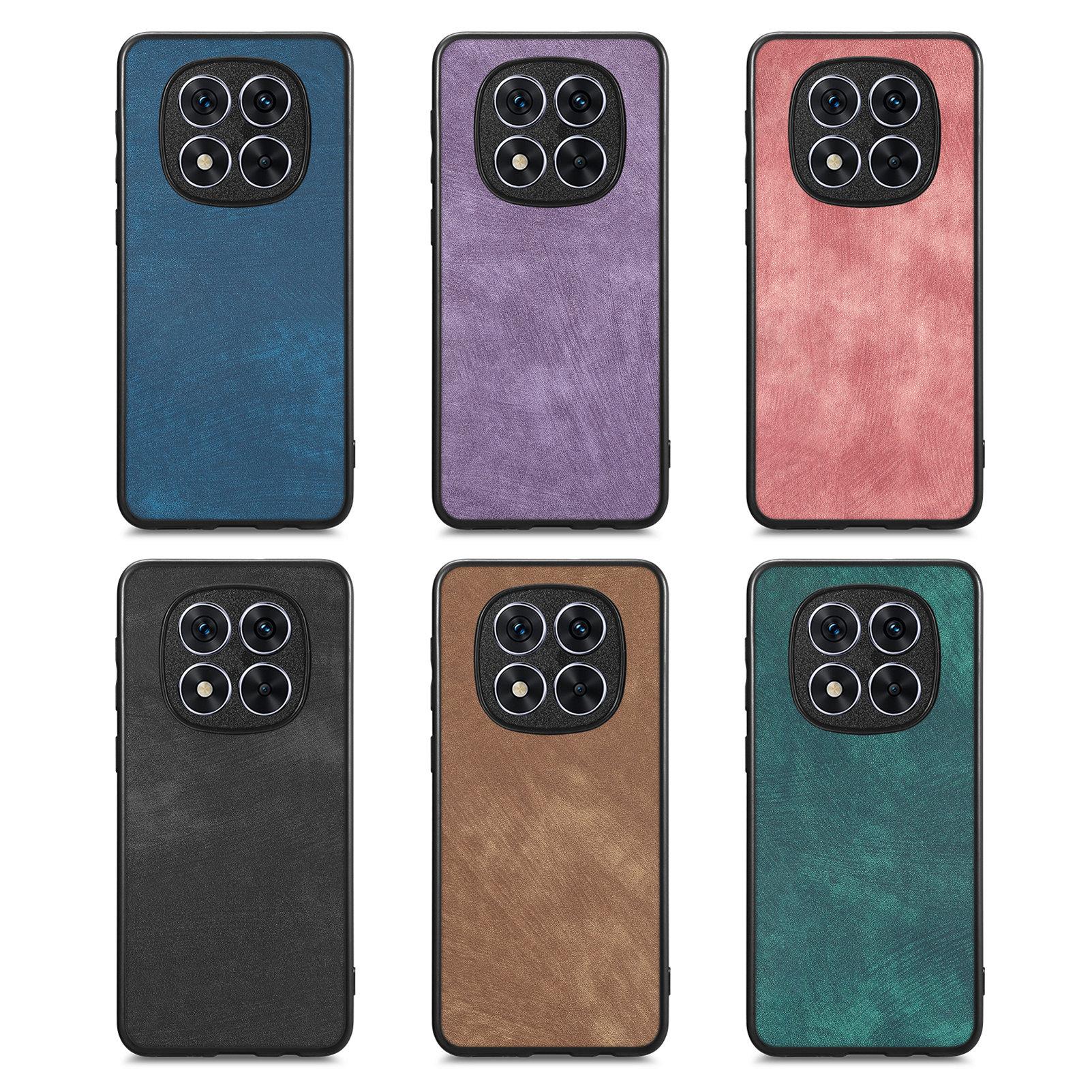 适用 红米 Note 14 4G 5G 红米 Note 14 pro  POCO M7pro X7手机壳 复古贴皮壳个性防摔保护套ins