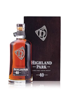 Highland Park 高原骑士40年礼盒装单一麦芽苏格兰威士忌