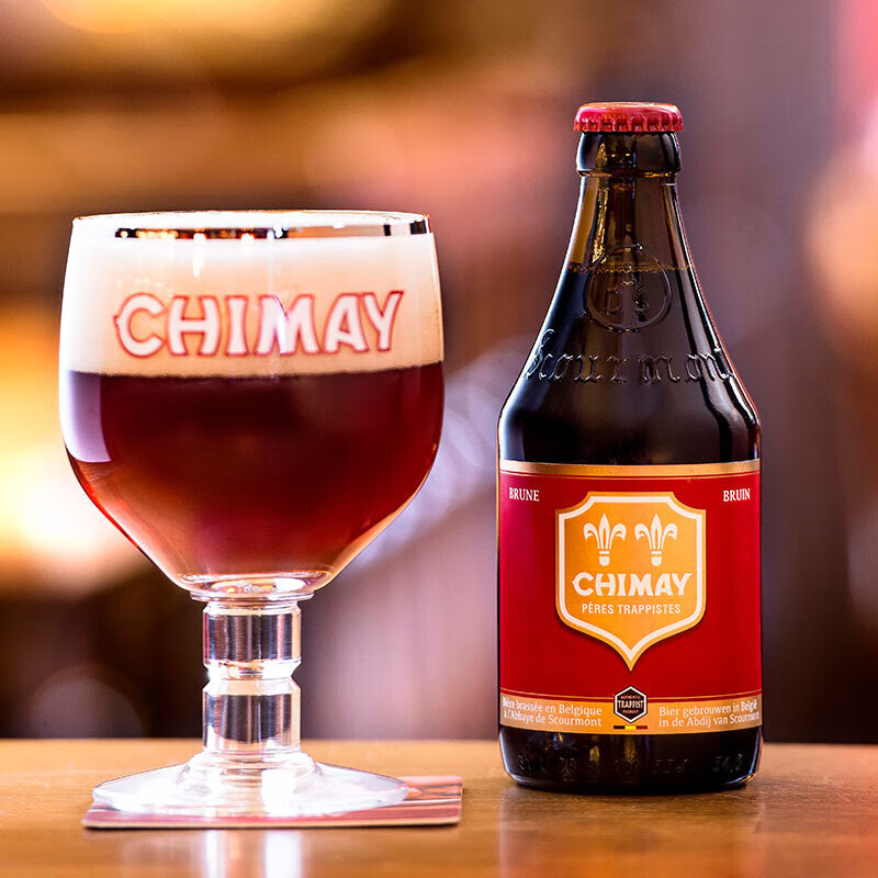 6瓶装智美蓝帽啤酒330ml 比利时原装进口CHIMAY BLUE修道院精酿