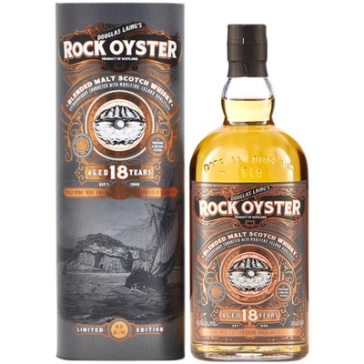 石蚝18年威士忌Rock oysteR道格拉斯系列黄金鼠大鼻子桶强洋酒