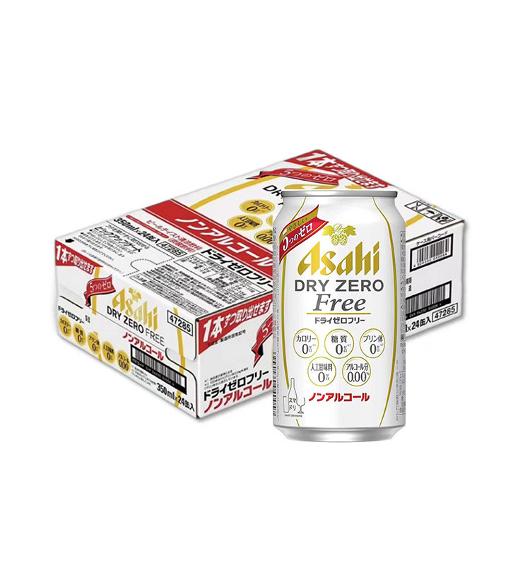 朝日Asahi无酒精啤酒饮料日本进口No1DRY ZERO无嘌呤无醇风味饮料