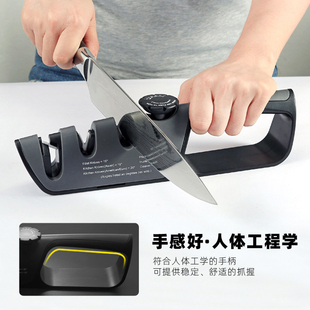超高品质磨刀器开刃家用厨房陶瓷刀石 日本外贸单RISAM可调节角度