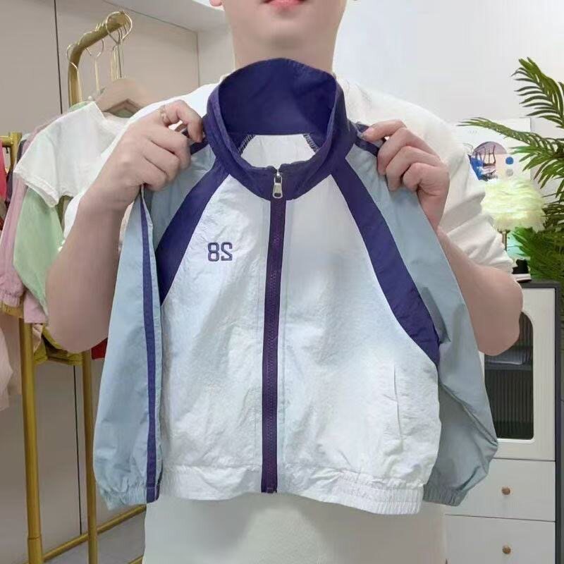 童装儿童防晒衣男童夏季透气防晒服轻薄外套青少年皮肤衣夹克