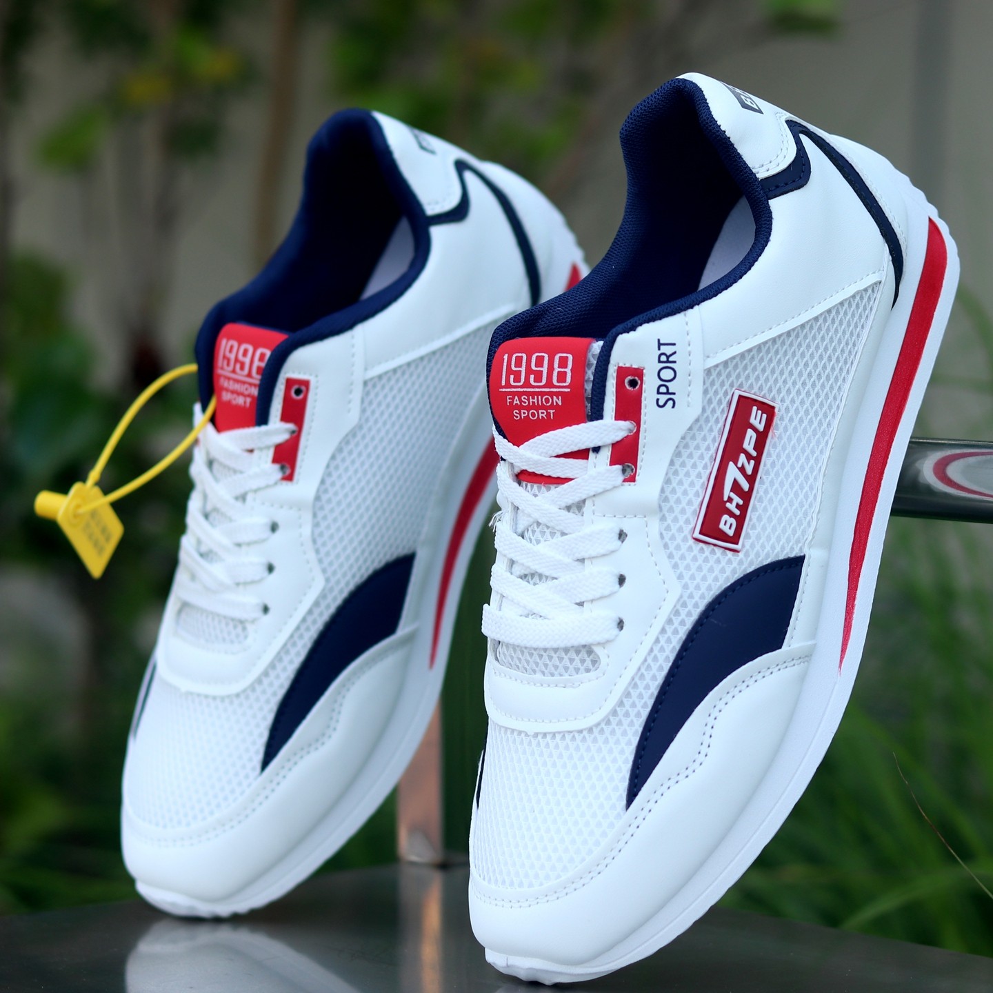 男鞋夏季透气2025新款男士休闲鞋子男轻便开车网面时尚运动阿甘鞋