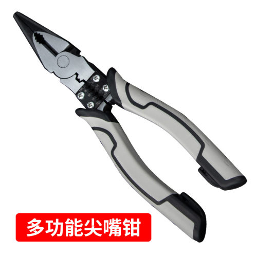 多用老虎钳钢丝钳子多功能尖嘴钳压线钳斜口钳电工剥线钳工业剪钳