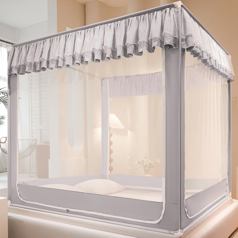 2026新款儿童防摔蚊帐家用卧室免高级安装蒙古包婴儿防止掉床全底