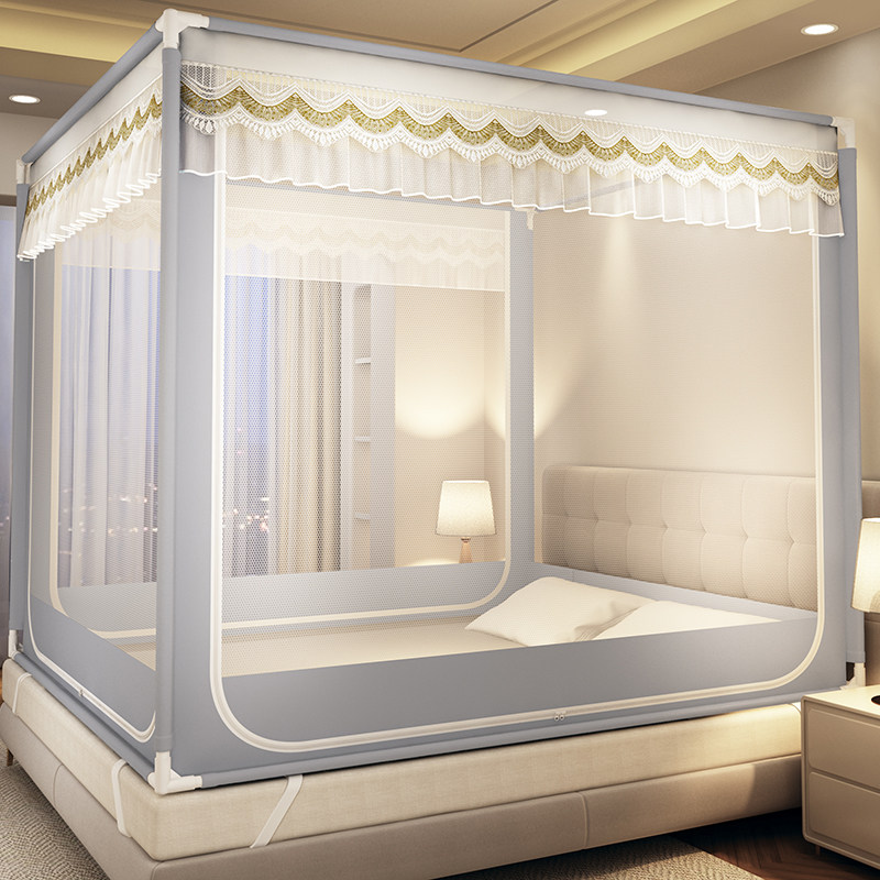蚊帐防摔儿童家用2026新款免安装蒙古包卧室全包婴儿防止掉床全底