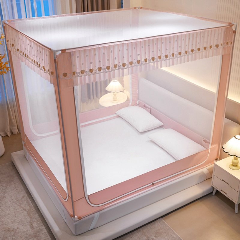 2026新款蚊帐儿童防摔家用卧室免安装全底蒙古包婴儿防止掉床纹帐,床上用品,蚊帐,淘宝优惠券,粉丝福利购,淘宝优惠卷
