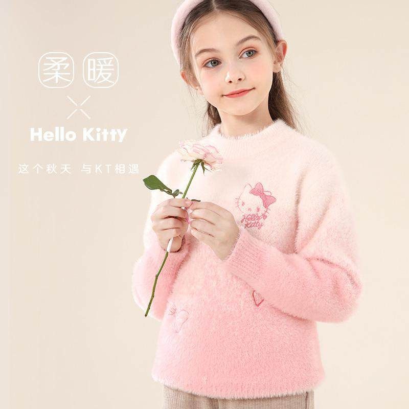 小女孩保暖毛衣，舒适透气柔软