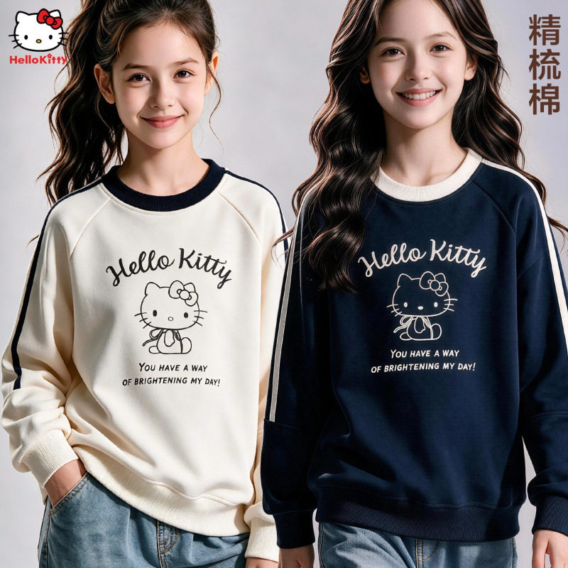 秋季新款青少年女童卫衣舒适百搭