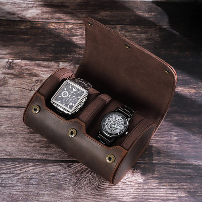 contacts手表旅行收纳盒防水真皮