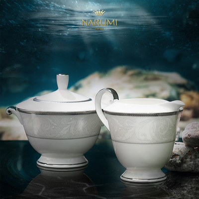NARUMI/鸣海奶壶糖罐骨瓷