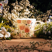 马克杯340cc NARUMI鸣海Anna Emilia系列联名款 办公室骨瓷杯