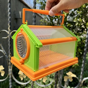 儿童孵蝴蝶笼观察饲养盒可孵化蛹养殖箱养蝈蝈蜻蜓螳螂昆虫网笼子