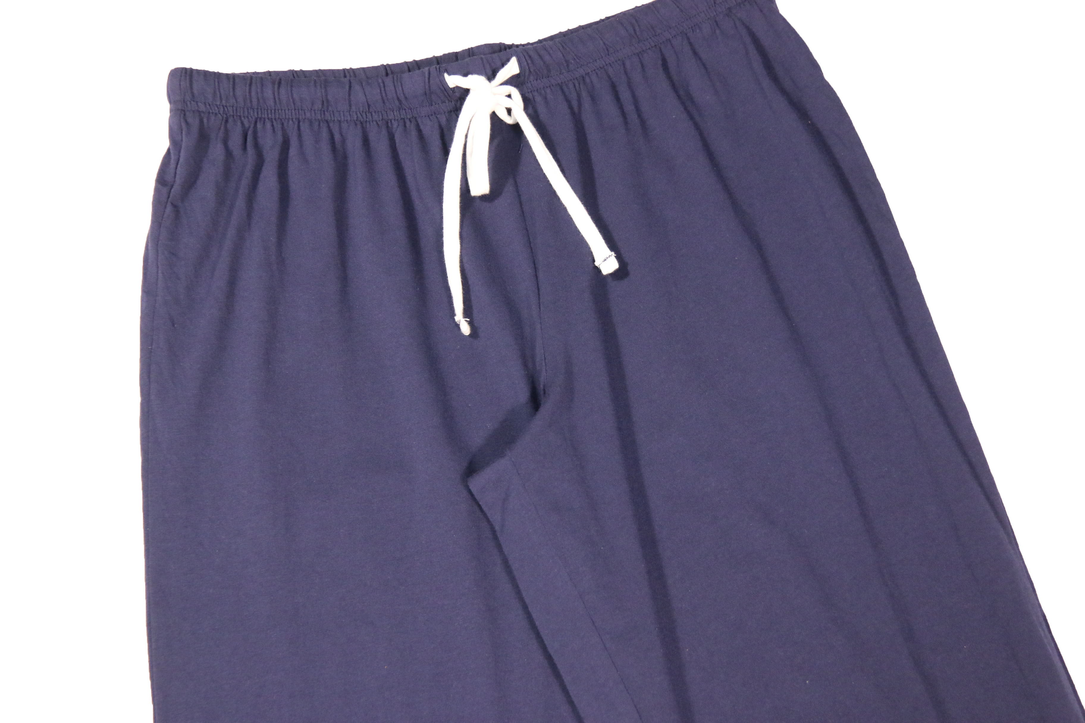 대외 무역 유럽과 미국의 원래 여성 여름 니트 코튼 라펠 가디건 반팔 탑 파자마 바지 느슨하고 편안한 가정복