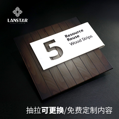 可更换办公室门牌定制