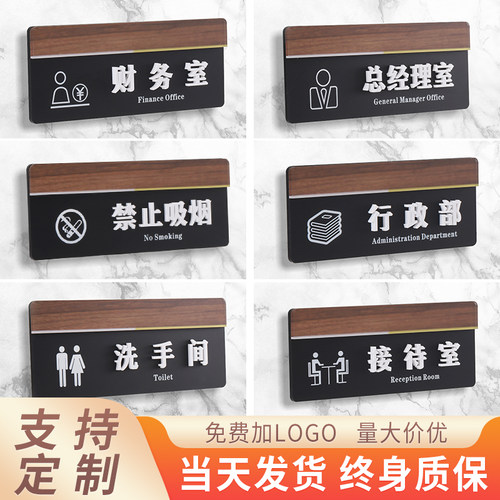 朗世达亚克力立体字门牌定制