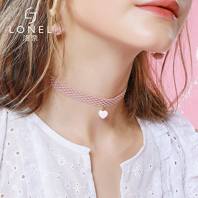 项链女气质简约choker网红潮小众创意个性设计颈链清新百搭锁骨链