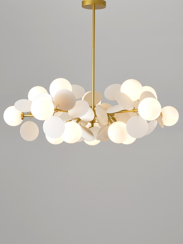 客厅吊灯北欧灯具设计师网红创意个性创意餐厅灯温馨卧室铁艺吊灯