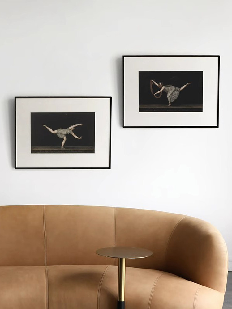 小众艺术荷兰舞者人物装饰画欧式覆古客厅卧室床头创意组合挂壁画
