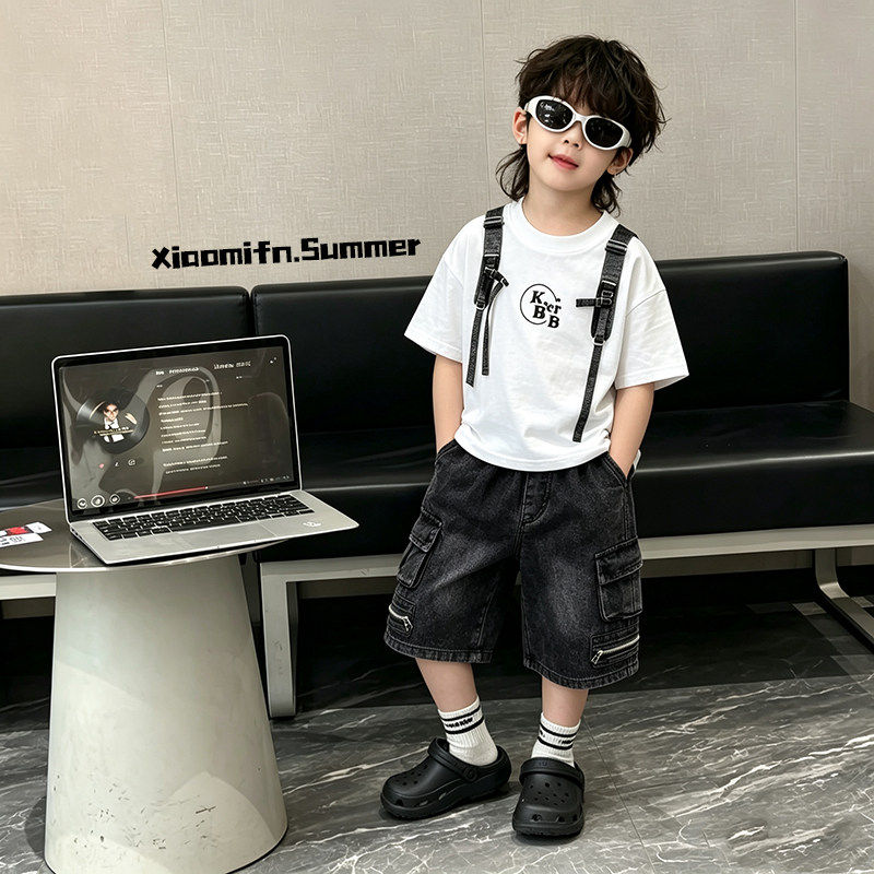 欧洲站男童套装2026夏季